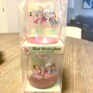 Signature Stay Golden Tear Drop Glass